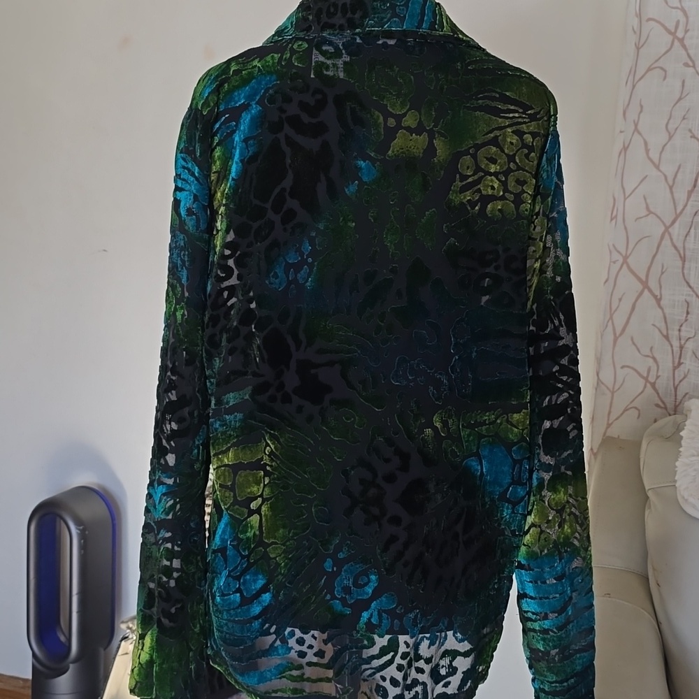 White Stag Multicolor Blouse - Green and Blue - Picture 7 of 8